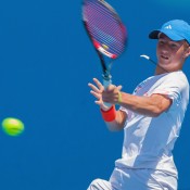 Omar Jasika's commendable play saw him through to the quarterfinals of the Optus 18s Championship.