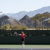 Widely regarded by players and fans as one of the most beautiful tennis locations on Earth, the Indian Wells Tennis Garden is set amid the palm trees and snow-capped mountains of the Coachella Valley in California; Getty Images