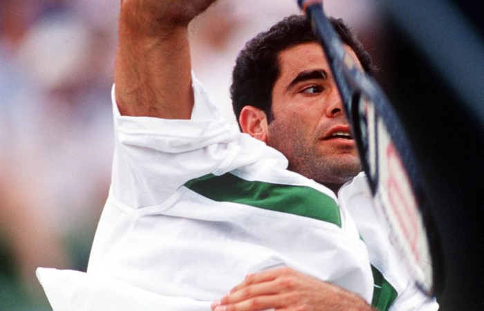 Pete Sampras, Colonial Classic, Kooyong, Melbourne, 2000. GETTY IMAGES