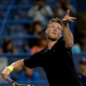 After winning his first ATP match in four years in the first round, Sam Groth came up against Milos Roanic in the second round of the ATP/WTA Citi Open in Washington, DC, falling 7-5 6-4; Getty Images