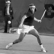 For sheer numbers, you can't go past Guillermo Vilas in today's Friday 10 to 1. The Argentine's dominant 1977 season saw him post a record 134 match wins (a record of 134-14) and win 16 titles, including the French and US Opens. From July to September, he built a streak of 46 match wins; Getty Images