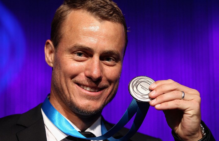 Lleyton Hewitt, Newcombe Medal, Australian Tennis Awards 2013. GETTY IMAGES