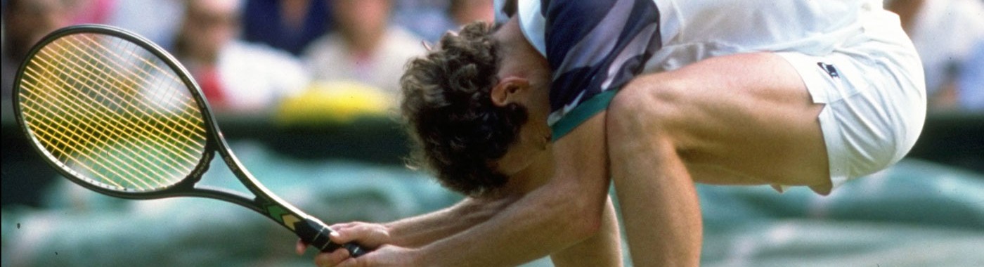 John McEnroe, Wimbledon, 1992. GETTY IMAGES