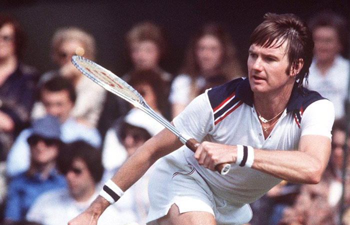 Jimmy Connors, Wimbledon, 1978. GETTY IMAGES