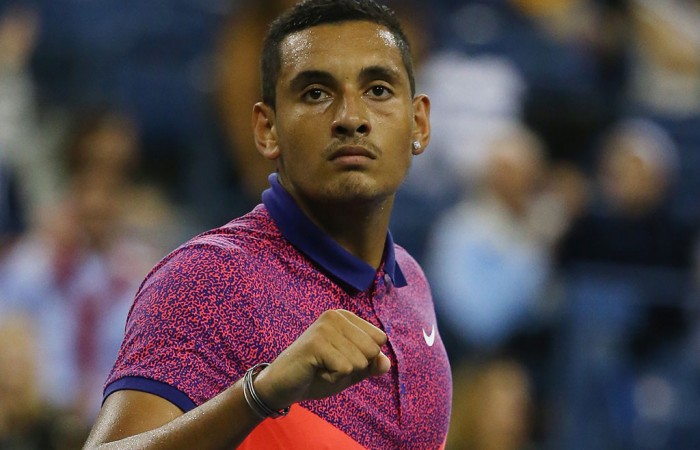 Nick Kyrgios in action during his US Open third round loss to Tommy Robredo; Getty Images Nick Kyrgios in action during his US Open third round loss to Tommy Robredo; Getty Images