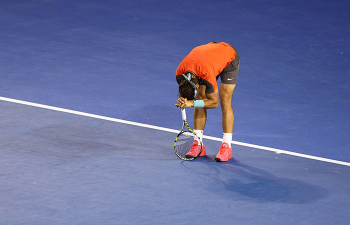 Rafael Nadal, Australian Open, 2014, Melbourne. GETTY IMAGES