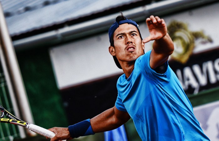 Jason Kubler in action at the 2014 Sibiu Open ATP Challenger event; Silvana Armat/Sibiu Open