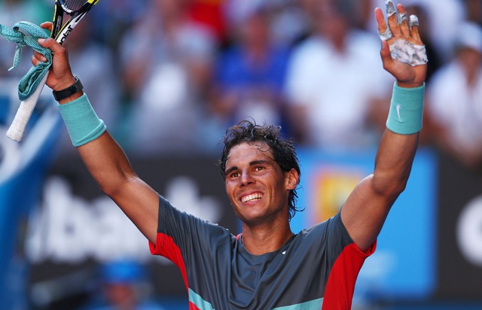 Rafael Nadal, Australian Open 2014. GETTY IMAGES