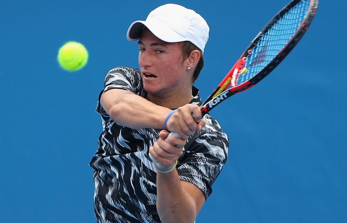 Omar Jasika in action at Australian Open 2015; Getty Images