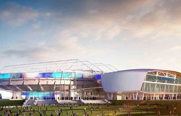 Melbourne Park redevelopment; supplied