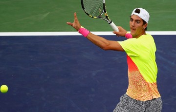 Thanasi Kokkinakis in action at Indian Wells 2015; Getty Images