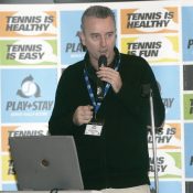 Tennis play and Stay Seminar at the Queens Club Dave Miley of ITF at  the  at Queens Club London England  26th February 2007 
pic Tommy Hindley/Professional Sport