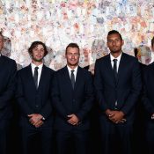 The Australia team prepare for the official dinner. Photo: Getty ImagesPhoto: Getty Images
