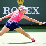 Daria Gavrilova in action during her second-round win over Yanina Wickmayer; Getty Images