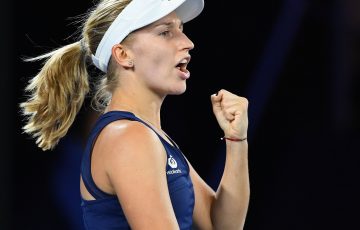 Daria Gavrilova leads the Australian team into a Fed Cup Play-off with Serbia this weekend; Getty Images