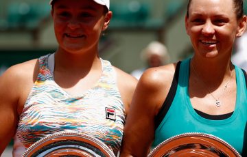 Ashleigh Barty and Casey Dellacqua were runners-up at French Open 2017. Photo: Getty Images