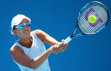 Arina Rodionova fought hard but was ultimately beaten in the Jiangxi Open quarterfinals. Photo: Getty Images