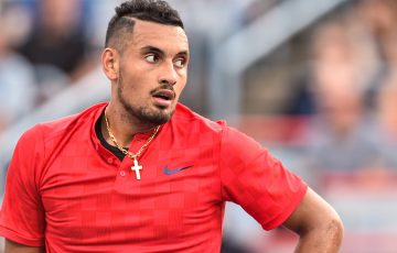 Nick Kyrgios will play John Millman in the opening round of the US Open. Photo: Getty Images