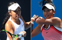 Lizette Cabrera (L) and Priscilla Hon were WTA quarterfinalists in Guangzhou and Seoul respectively; Getty Images
