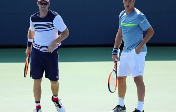 John Peers (L) and Henri Kontinen at the US Open; Getty Images