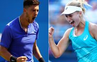Team Australia will be represented by Thanasi Kokkinakis (L) and Daria Gavrilova at the Hopman Cup in 2018; Getty Images