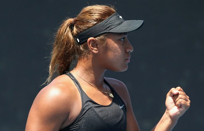 Destanee Aiava was a picture of focus and determination in her Australian Open Play-off final victory over Tammi Patterson; Getty Images