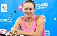 Ash Barty speaks to the media ahead of Brisbane International 2018; Getty Images