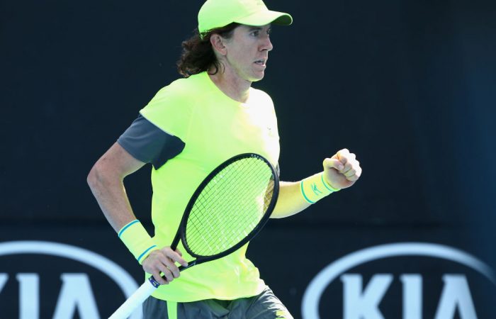 John Patrick Smith's hopes of a first Australian Open main draw since 2013 remain alive. (Photo by Robert Prezioso/Getty Images)