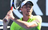 John Millman in action in the AO2018 second round.