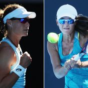 Sam Stosur (L) and Arina Rodionova have qualified for WTA events in Dubai and Budapest respectively; Getty Images