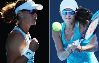 Sam Stosur (L) and Arina Rodionova have qualified for WTA events in Dubai and Budapest respectively; Getty Images