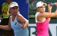Daria Gavrilova (L) and Ash Barty are in the same section of the Miami Open draw; Getty Images