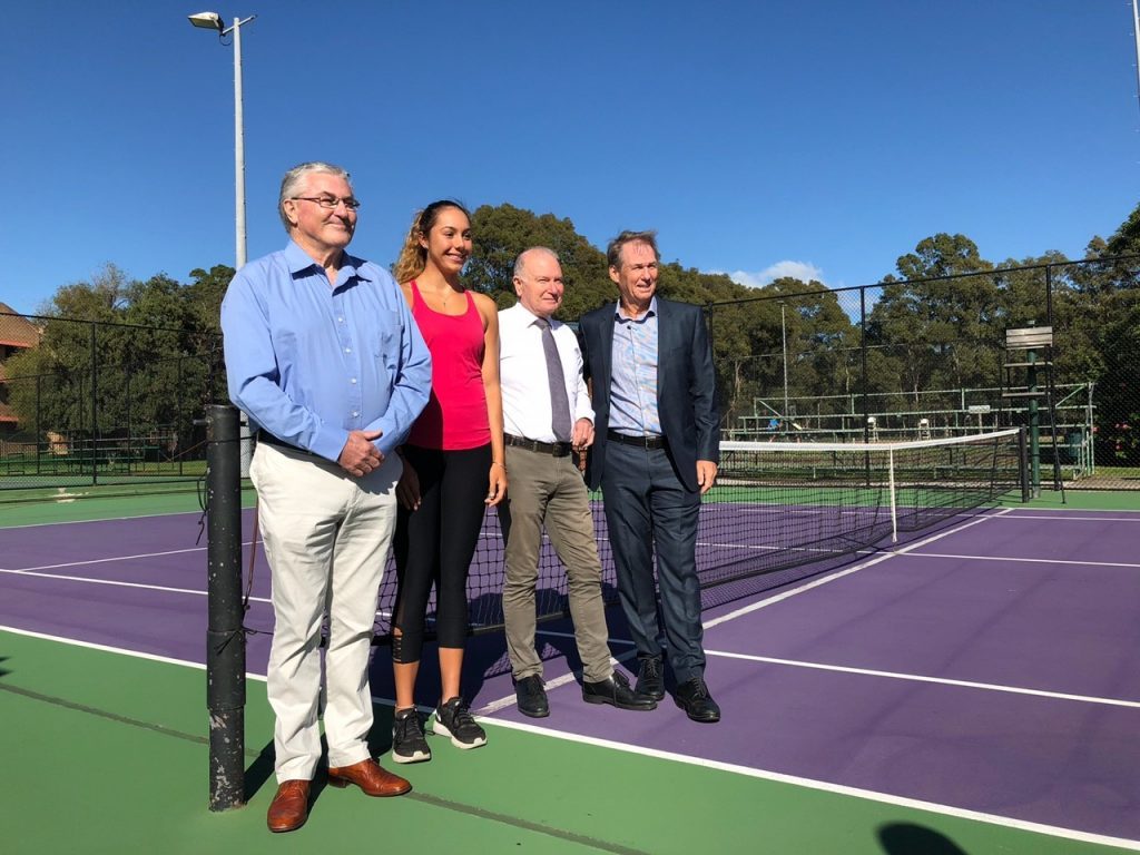 Wollongong tennis courts to be resurfaced ahead of Fed Cup tie 27