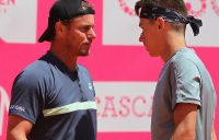 Lleyton Hewitt and Alex de Minaur (Photo: Millennium Estoril Open)