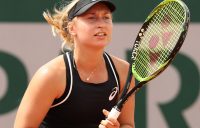 PARIS, FRANCE - MAY 31: Daria Gavrilova of Australia looks on during the ladies singles second round match against Bernarda Pera of The United States during day five of the 2018 French Open at Roland Garros on May 31, 2018 in Paris, France. (Photo by Matthew Stockman/Getty Images)