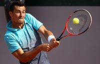 FINDING FORM: Bernard Tomic is into his first ATP quarterfinal in almost a year; Getty Images
