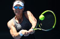 Sam Stosur practises; Getty Images