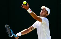 ON SERVE: Jordan Thompson is into the second round of the ATP event in Newport; Getty Images