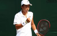Rinky Hijikata in action at Wimbledon 2018; Getty Images