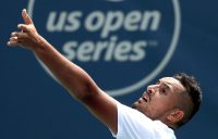 Nick Kyrgios in action at the Cincinnati Masters; Getty Images