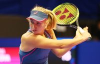 Daria Gavrilova in action at the Toray Pan Pacific Open in Tokyo, Japan; Getty Images