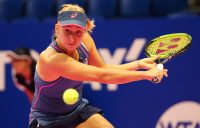 Daria Gavrilova in action during her second-round loss to Karolina Pliskova at the WTA Toray Pan Pacific Open in Tokyo; Getty Images