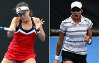 Kimberly Birrell (L) and Astra Sharma will battle for an Australian Open wildcard in the AO Play-off final (photos: Getty Images, Elizabeth Xue Bai)