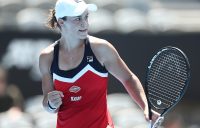Ash Barty clinched a win over Jelena Ostapenko to advance to the second round of the Sydney International (Getty Images)