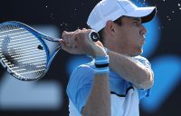 Matt Ebden in action during his first-round victory at the Australian Open (Getty Images)