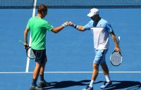 John Peers (R) and Henri Kontinen in action during the Australian Open doubles semifinals (Getty Images)