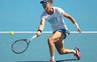 Sam Stosur trains at Melbourne Park at the Australian Open (Getty Images)