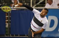 Nick Kyrgios in action at the Delray Beach Open (photo: Peter Staples/ATPTour.com)