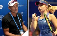 David Taylor (L) will coach Daria Gavrilova, beginning in the European clay-court season (Getty Images)