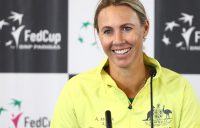 Alicia Molik speaks to the media ahead of Australia's Fed Cup semifinal against Belarus in Brisbane (Getty Images)